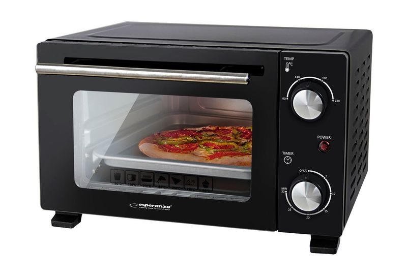 Elektrická mini rúra čierna EKO007N CALZONE, 10L
