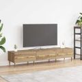 vidaXL TV skrinka 150 x 36 x 30 cm Remeselný dub Kompozitné drevo