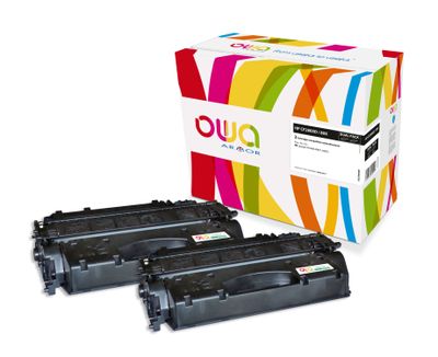 OWA Armor sada kompatibilná s HP CF280XD, 2x6900st, čierna/black