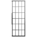 vidaXL Sprchovací kút matné ESG 80x80x180 cm čierny