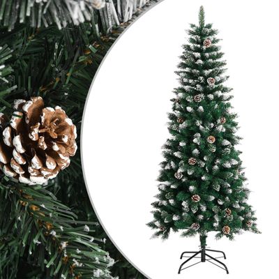 vidaXL Umelý vianočný stromček s podstavcom zelený 150 cm PVC