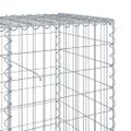 vidaXL Gabiónový kôš s krytom 500x50x100 cm pozinkované železo