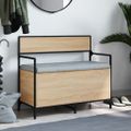 vidaXL Úložná lavička dub sonoma 85,5x42x73,5 cm kompozitné drevo