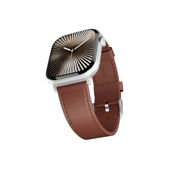 Epico Watch Strap Leather 42/44/45/46/49 - hnedá