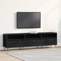 vidaXL TV skrinka 150 x 30 x 44,5 cm Čierny dub Kompozitné drevo