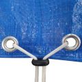 vidaXL Krycie plachty na bazén 2 ks PE okrúhle 460 cm 90 g/m²
