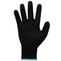 vidaXL Pracovné rukavice 24 ks Čierna 9 / l Polyester