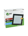 Q-57M LED panel 3W 330lm 4000K čierny - štvorcový prisadený Qtec