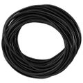 vidaXL Kožená šnúrka 1 Čierna Ø2,5 mm x 5 m Koža