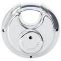 vidaXL Zámky na disk so kľúčmi 12 ks Strieborná 7 x 2.4 x 7 cm