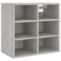 vidaXL Skrinky na topánky 2 ks betónovo sivé 52,5x30x50 cm