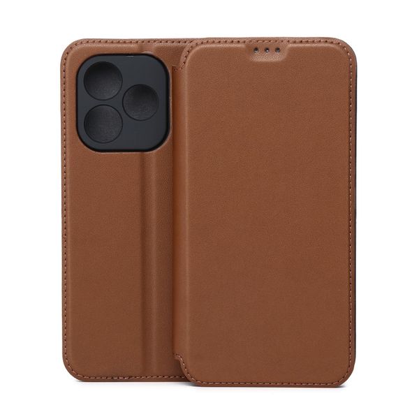 Puzdro Smart Touch pre Honor 600 Lite hnedé