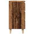 vidaXL Nočná skrinka Old Wood 40x35x69 cm Engineered Wood