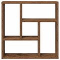 vidaXL Nástenná polička Old Wood 45x16x45 cm Engineered Wood