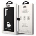 Puzdro Karl Lagerfeld pre Samsung Galaxy S24 KLHCS24SSNCHBCK čierna HC SILICONE NFT CHOUPETTE