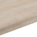 vidaXL Konzolový stolík hnedý 110x35x76 cm mangovníkový masív a železo