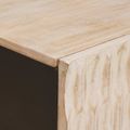 vidaXL Konferenčný stolík Biela 100 x 54 x 40 cm Masívne mango drevo