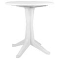 vidaXL 3-dielna bistro súprava, plast ratan, biela