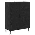 vidaXL Highboard 2 ks Čierny dub 69,5 x 34 x 180 cm Kompozitné drevo