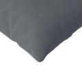 vidaXL Vankúše na pohovku 2 pcs Tmavo šedá 200 x 40 cm