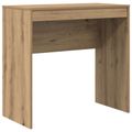 vidaXL Stôl Remeselný dub 125,5 x 40 x 127 cm 2 ks
