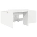 vidaXL Posteľ s Tunelom 3 ks Biela a červená Kompozitné drevo