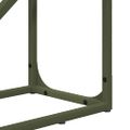 vidaXL Stojan na palivové drevo olivovo zelená 40x25x100 cm