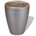 vidaXL Stolička, letecký štýl, recyklovaný masív