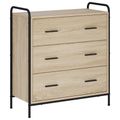 vidaXL Servírovacia skriňa Dub sonoma 97 x 33 x 81 cm Kompozitné drevo