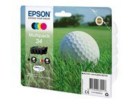 4-balenie - čierna, žltá, azúrová, purpurová - originálna - blistr s RF / akustickým alarmom - inkoustová cartridge - pre WorkForce Pro WF-3720DWF, WF-3725DWF