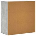 vidaXL Komody 2 ks betónovosivé 79x38x80 cm kompozitné drevo