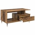 vidaXL Konferenčný stolík Staré drevo 90 x 49 x 45 cm Kompozitné drevo