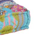 vidaXL Taburetka, patchwork, látka