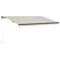 vidaXL Automaticky zaťahovacia markíza 600x300 cm krémová