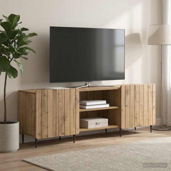 vidaXL TV skrinka Dub artisan 150 x 31 x 52 cm Kompozitné drevo