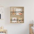 vidaXL Regál na časopisy Sonoma dub 60 x 12 x 70 cm Kompozitné drevo