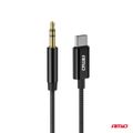 Kábel USB-C na TYP AUX Mini Jack 3,5mm 1m AMiO-04294