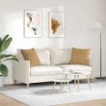 vidaXL Vankúše na pohovku 2 pcs Hnedá 50 x 50 cm Kordúrová tkanina