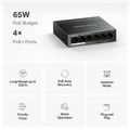 MERCUSYS MS106GP, 6-Port 1000 Mbps Desktop Switch