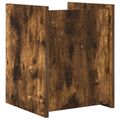 vidaXL Regál na časopisy Dymová dub 35 x 35 x 45 cm Kompozitné drevo