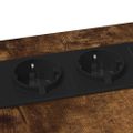 vidaXL Nočný stolík Dymová dub 41,5 x 26 x 60,5 cm Kompozitné drevo