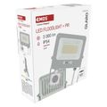 LED reflektor GLARO s pohybovým čidlom, 30 W, biely, IP54, 3000 lm, neutrálna biela