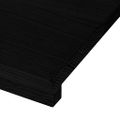 vidaXL Okenný parapet 2 ks hnedočierná 100x40x2 cm dubový masív