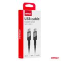 Kábel USB-C na USB-C 60W 100cm FullLINK AMIO-03926