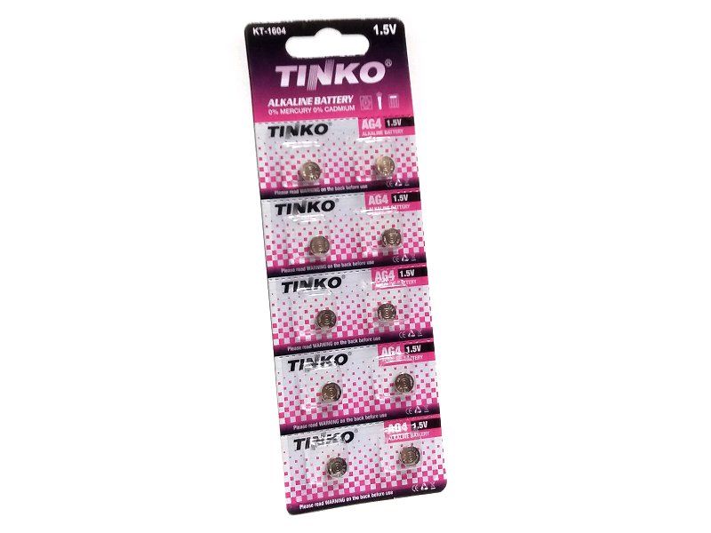 Knoflíková baterie do hodinek G4 TINKO AG4 Alkaline