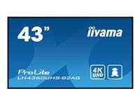 43" Trieda uhlopriečky (42.5" zobraziteľný) displej LCD s LED podsvietením - digital signage - so vstavaným prehrávačom médií SoC - Android - 4K UHD (2160p) 3840 x 2160 - Edge LED - čierna