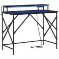 vidaXL Stôl Čierny dub 100 x 50 x 86,5 cm Kompozitné drevo