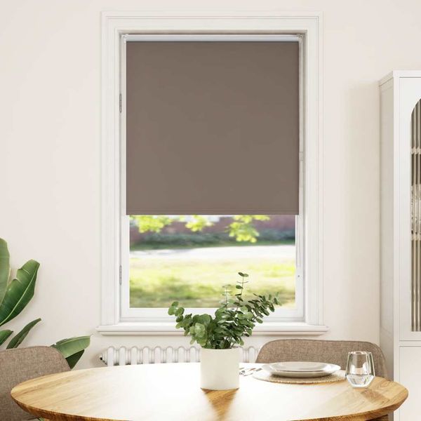 vidaXL Roleta zatemnenie Coffee 85x150 cm Šírka látky 80,7cm Polyester