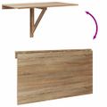vidaXL Skladací stolík na stenu, dubová farba 100x60 cm