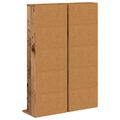 vidaXL CD Skrinka 2 ks Staré drevo 33 x 23,5 x 97,5 cm
